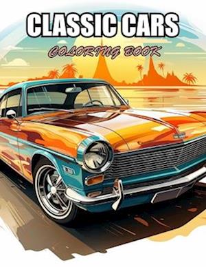 Classic Cars Coloring Book for Adult