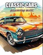 Classic Cars Coloring Book for Adult