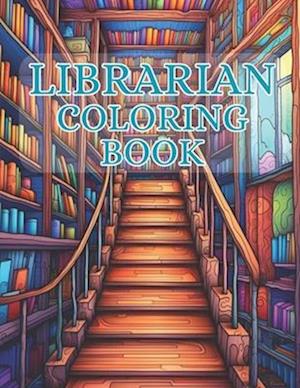 Librarian Coloring Book