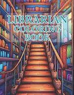 Librarian Coloring Book