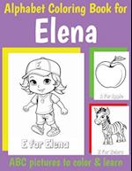 ABC Coloring Book for Elena