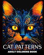 Adult Coloring Book Cat Patterns