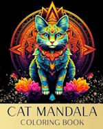 Cat Mandala Coloring Book