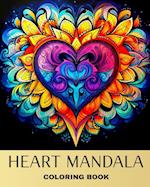 Heart Mandala Coloring Book