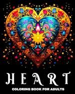 Heart Coloring Book for Adults