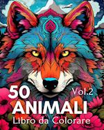 Libro da Colorare 50 Animali Vol.2