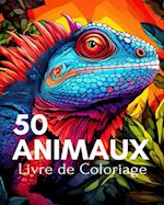 Livre de Coloriage 50 Animaux