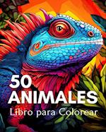 Libro para Colorear 50 Animales