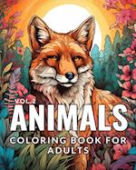 Animals - Coloring book for adults Vol.2