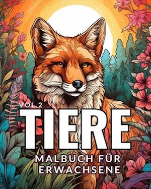 Tiere - Malbuch für Erwachsene Vol.2