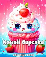 Kawaii Cupcake Coloring Book: Cupcake Coloring Pages with Kawaii Sweet Treats Designs 