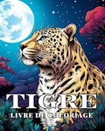 Tigre Livre de Coloriage avec les Familles de Chats