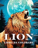 Lion Libro da Colorare per Famiglie di Gatti