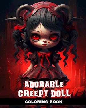 Adorable Creepy Doll Coloring Book: Cute and Creepy Coloring Pages with Baby Doll Designs