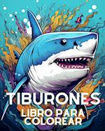 Libro para Colorear de Tiburones para Adultos