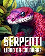 Libro da Colorare sui Serpenti