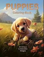 Puppies Coloring Book