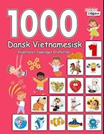 1000 Dansk Vietnamesisk Illustreret Tosproget Ordforråd (Sort-Hvid Udgave)