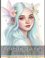 Realistic Fairies Coloring Book