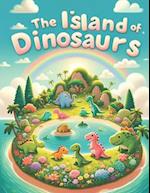 The Island of Dinosaurs - Coloring Book