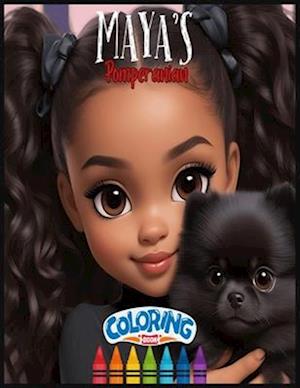 Maya's Pomeranian Coloring Book