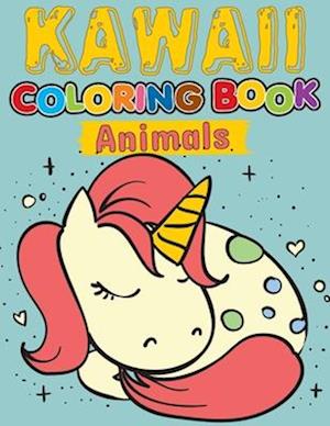 Kawaii Coloring Book Animals