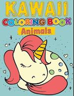 Kawaii Coloring Book Animals