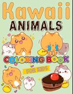 // Kawaii Animals Coloring Book for Kids
