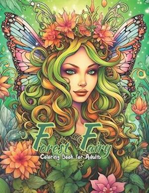 Forest Fairy Coloring Book