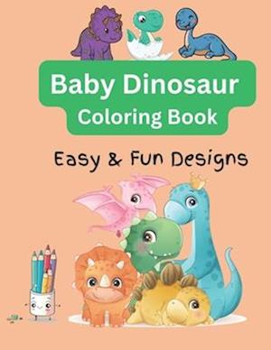 Baby Dinosaur Coloring Book