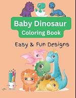 Baby Dinosaur Coloring Book