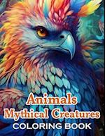 Animals Mythical Creatures Coloring Book