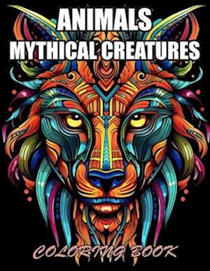 Animals Mythical Creatures Coloring Book