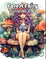 Forest Fairy Coloring Book for Adult