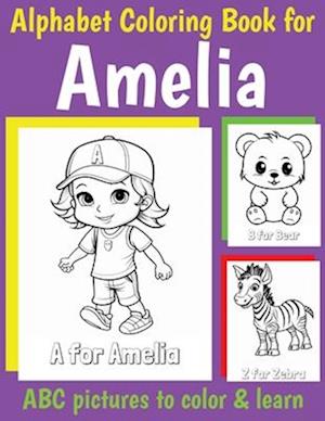 ABC Coloring Book for Amelia