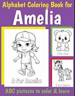 ABC Coloring Book for Amelia