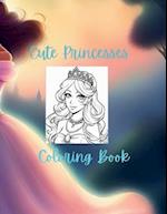 Cute Princesses Coloring Book