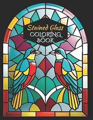 Stained Glass Coloring Book