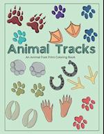 Animal Tracks Coloring Book