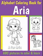 ABC Coloring Book for Aria