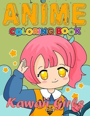 Anime Coloring Book Kawaii Girls