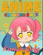 Anime Coloring Book Kawaii Girls