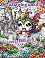 Kawaii Dragon Coloring Book