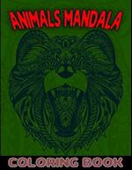 Animals Mandala Coloring book: "Savannah Symphony: 10 Tranquil Animal Mandala Creations" 
