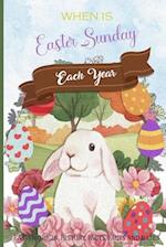 WHEN IS Easter Sunday Each Year EASTER ORIGIN, HISTORY, FACTS, FACTS AND DATES