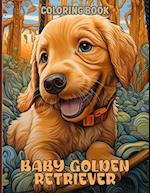 Baby Golden Retriever Coloring Book