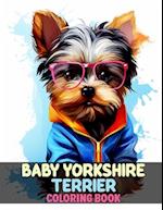 Baby Yorkshire Terrier Coloring Book