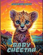 Baby Cheetah Coloring Book