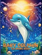 Baby Dolphin Coloring Book