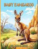 Baby Kangaroo Coloring Book